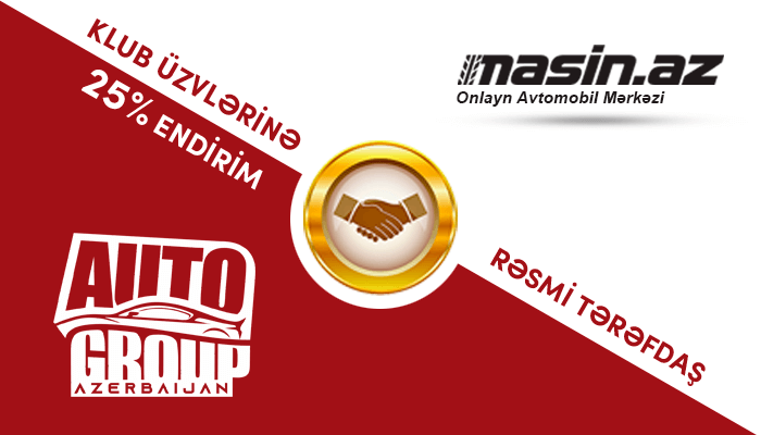 Masin.az saytı “Auto Group Azerbaijan" klubu ilə əməkdaşlığa başladı