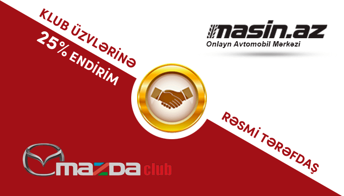 Masin.az saytı “Mazda Klub Azərbaycan” klubu ilə əməkdaşlığa başladı